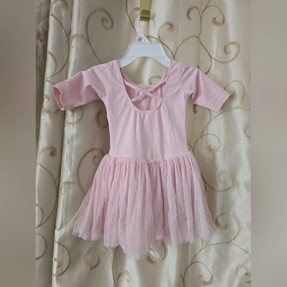 Girls Pink Ballet Leotard Small / US 4–6